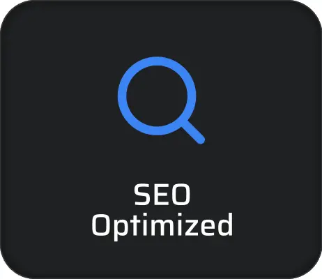 SEO Optimized Magnifying Glass Icon